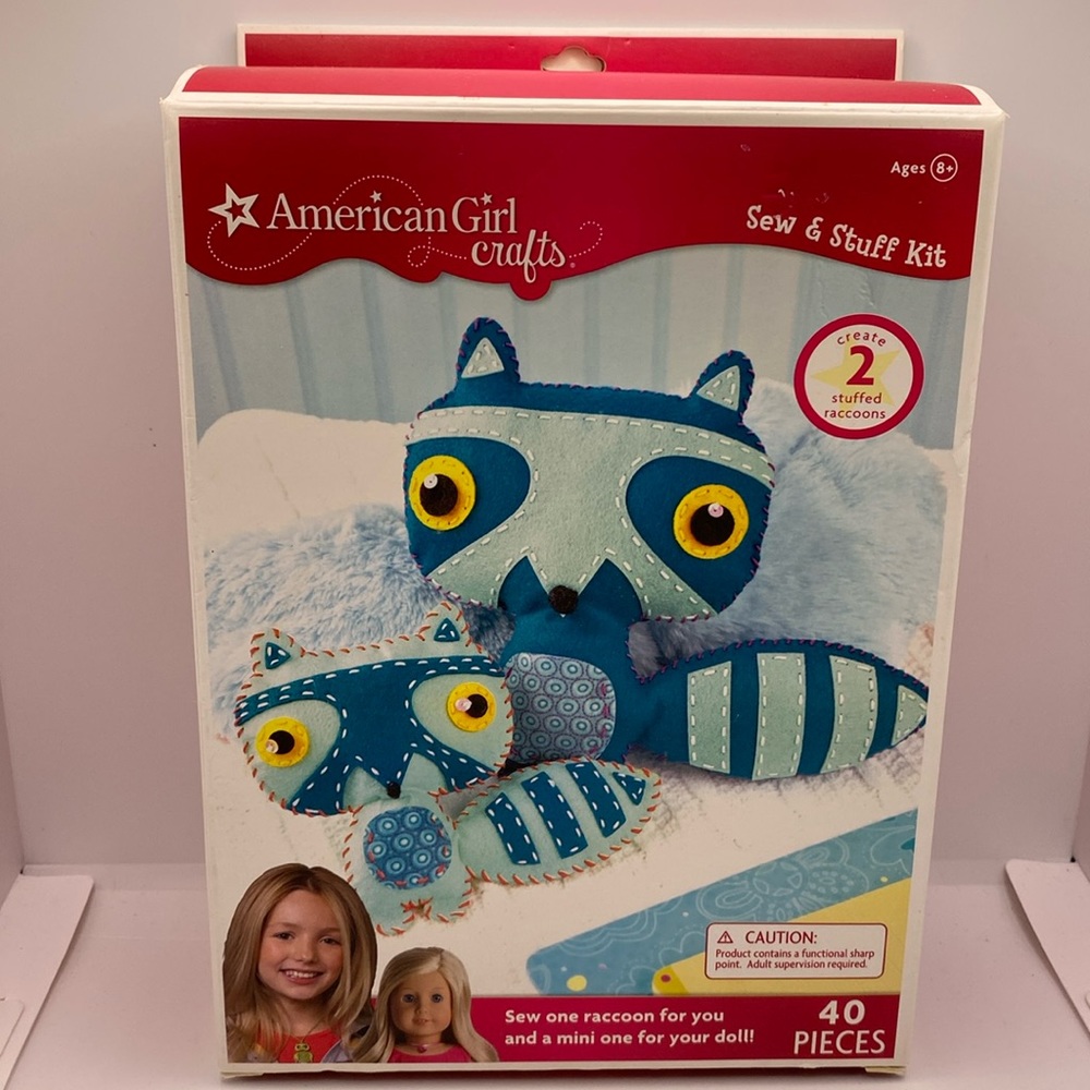 American Girl Crafts Sew & Stuff Kit Raccoons Kids
